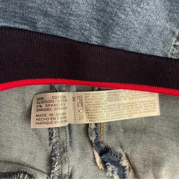 UnionBay Blue Jean Denim Y2K Fashion Jacket Juniors size Medium - Picture 5 of 11